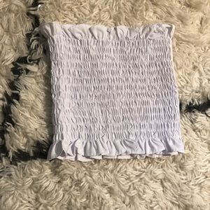 small white tube top